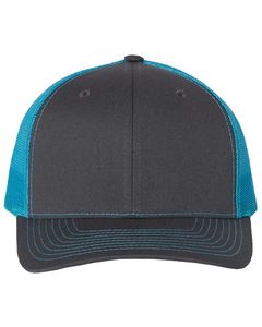 Charcoal Gray/Neon Blue