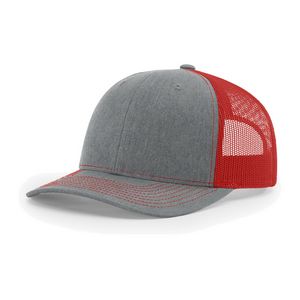 Heather Grey - Red