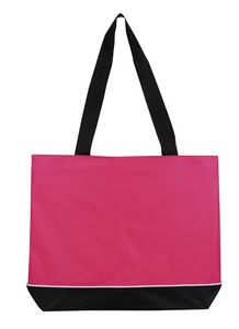 Zipper Shoulder Tote Bag