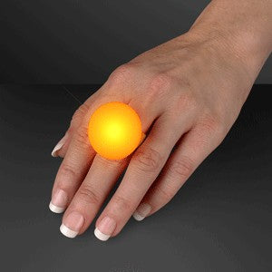 LED Orange Flash Glow Ring - BLANK