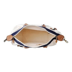 Beige/Navy Blue Inside View