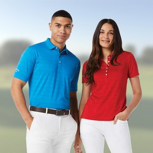 Callaway® Vent Moisture Wicking Women's Polo Shirt with Custom Logo
