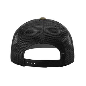 Loden Green/Black Blank Back View