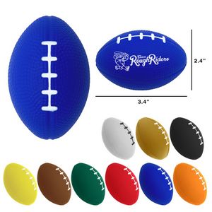 3" Football Stress Ball Relief