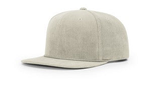 6 Panel High Profile Front with Flat Bill and Rope