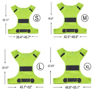 Ultralight Breathable Mesh Runner Reflective Safety Vest