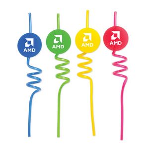 Silly Straws w/Medallion
