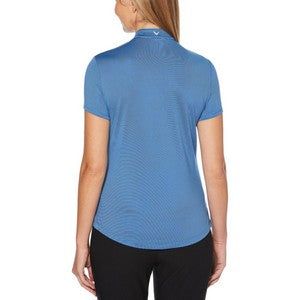 Callaway® Moisture Wicking Fine Line Stripe Women's Golf Polo Shirt with Custom Logo