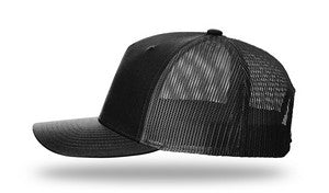 Black Blank Side View