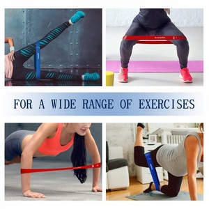Stretchable Exercise Resistance Band Set Latex or TPE Options