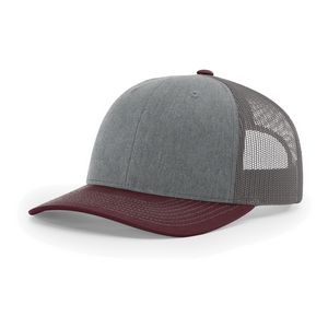 Heather Grey - Charcoal - Maroon