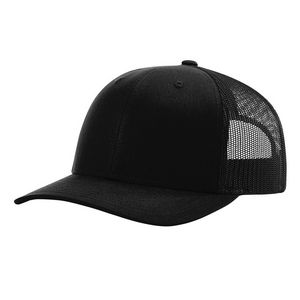 Black Blank Angled View