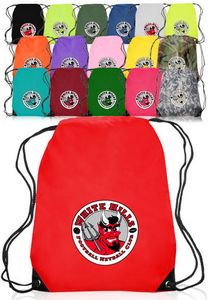 Drawstring Backpacks (14"x18")
