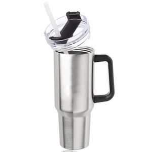 40 Oz. Stainless Steel Travel Mugs W/ Handle