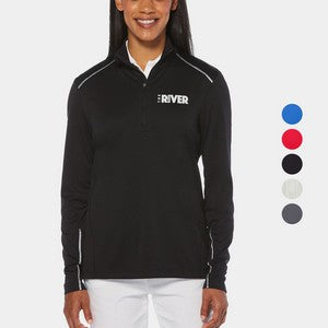 Callaway® Women's Long Sleeve Opti-Repel 1/4-Zip Jacket