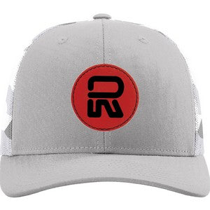 Richardson 112PM Printed Mesh Snapback Trucker Hat w/Leatherette Adhesive Patches or Embroidery