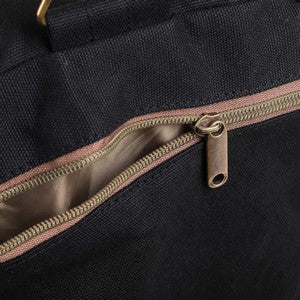 Danville Leather & Canvas Duffel Bag