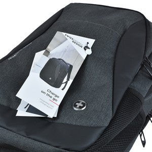 SwissDigital® Boswil USB Charging Port Travel Backpack
