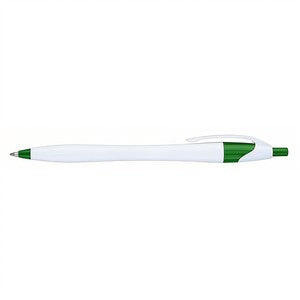 White/Dark Green
