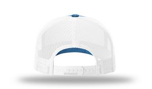 Realtree Fishing Lt.Blue/White Blank Back View