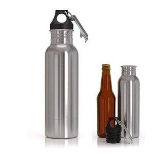 Stainless Steel Beer Bottle Insulator With Opener