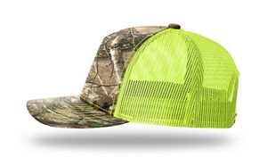 Realtree Edge/Neon Yellow Blank Side View