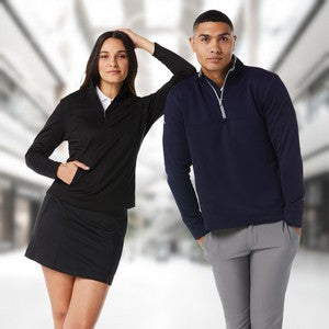Callaway® Ottoman Women's 1/4-Zip Fleece Pullover with Custom Logo