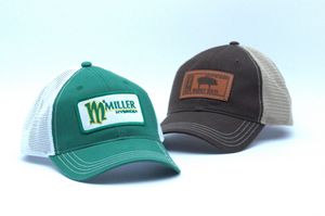 Richardson 111 Garment Washed Unstructured Trucker Hat with Patch of Choice