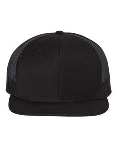 Richardson® Wool Blend Flat Bill Trucker Cap