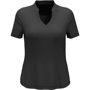 Callaway® Moisture Wicking Fine Line Stripe Women's Golf Polo Shirt with Custom Logo