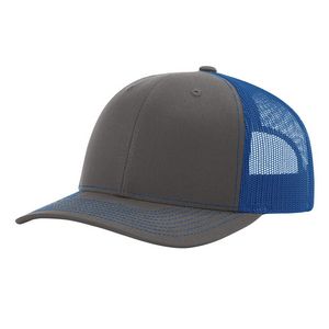 Charcoal Gray/Royal Blue Blank Angled View