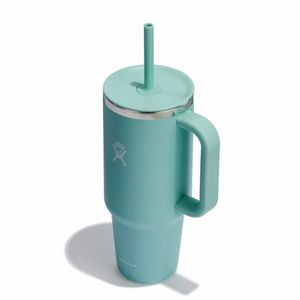 40 oz Hydro Flask® Stainless Steel Insulated Travel Tumbler w/ Handle & Straw