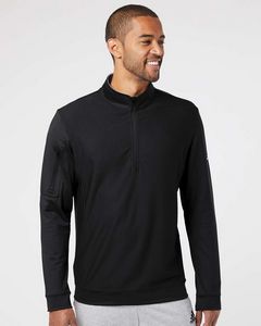 Adidas® Performance Texture Quarter-Zip Pullover