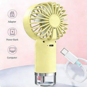 Handheld Rechargeable Mist Fan