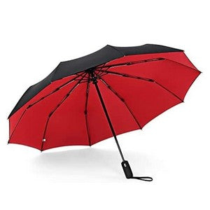 10-Rib Folding Auto-Open Umbrella