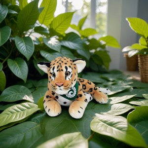 8" Stuffed Jungle Animal - Leopard