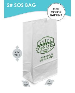 2# SOS Bag With One Color Printing