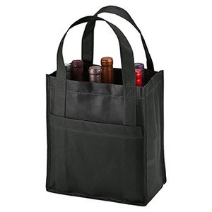 Toscana Six Bottle Non-Woven Wine Tote Bag