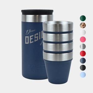1.7 Oz. YETI® Rambler Stainless Steel Insulated Shot Glass with Carrying Case