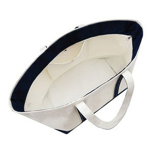 Natural/Navy Blue Inisde View