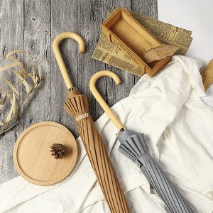 Wood Handle Lotus Effect Umbrella