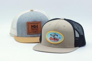Richardson 511 Wool Blend Flatbill Trucker Hat with Patch of Choice