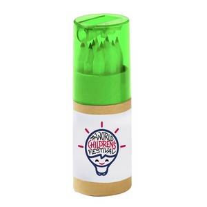 Cardboard Brown/Translucent Lime Green