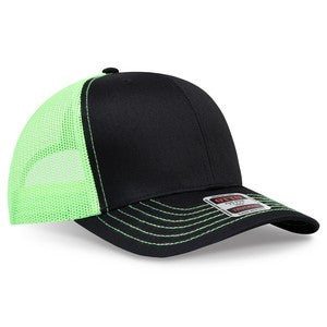 Right Quater Front - Black/Black/Neon Green