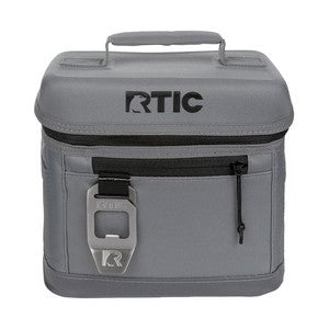 6-Can RTIC® Soft Pack Insulated Cooler Bag w/ Bottle Opener 8.5" x 7.5"