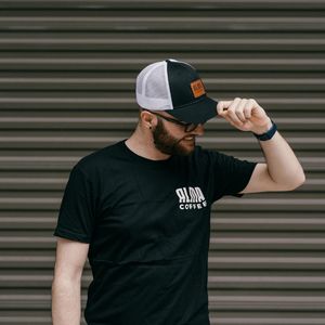 Premium 6 Panel Trucker Cap w/ Leatherette Patch - Richardson 112 Best Alternative