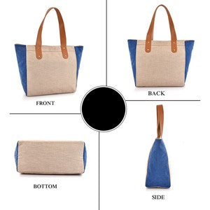 Natural Beige/Navy Blue