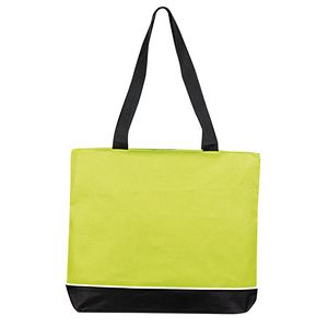 Zipper Shoulder Tote Bag