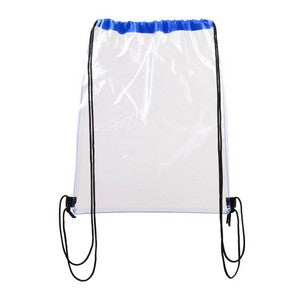 Large Clear Waterproof Stadium Drawstring Backpack