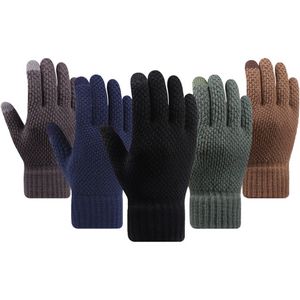 Warm Adult Gloves W/ 2 Finger Touch